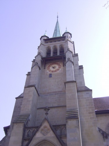 Lausanne - St François - clocher.JPG