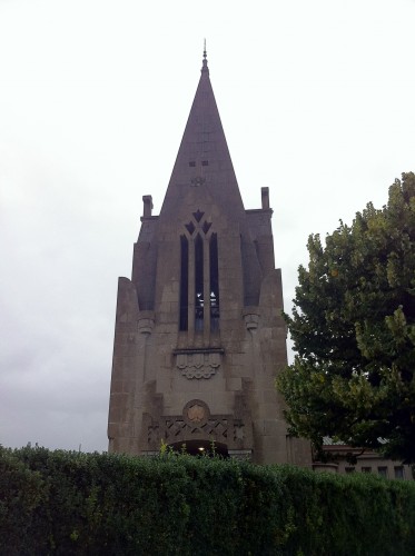 Pully église de la Rosiaz clocher.JPG